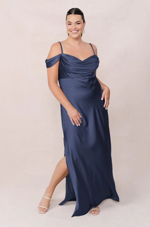 Sienna Satin Dress | Made To Order - Image 116
