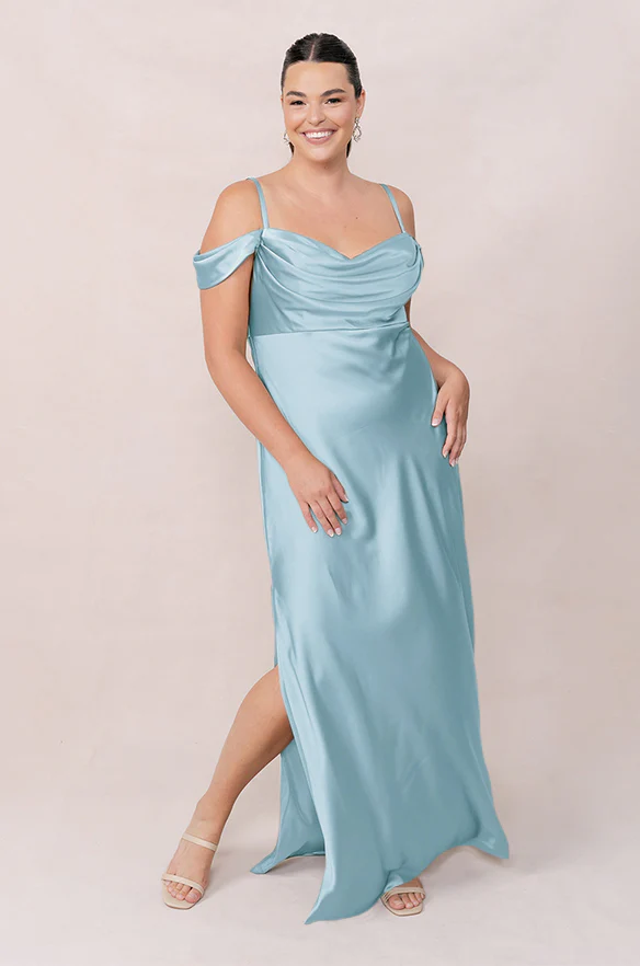 Sienna Satin Dress | Made To Order - Image 120