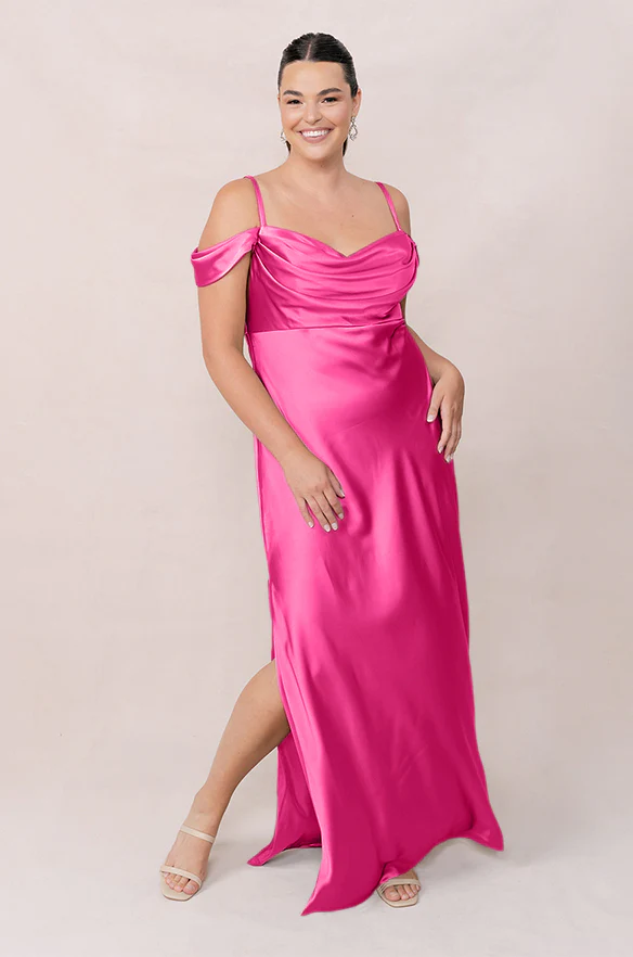 Sienna Satin Dress | Made To Order - Image 133