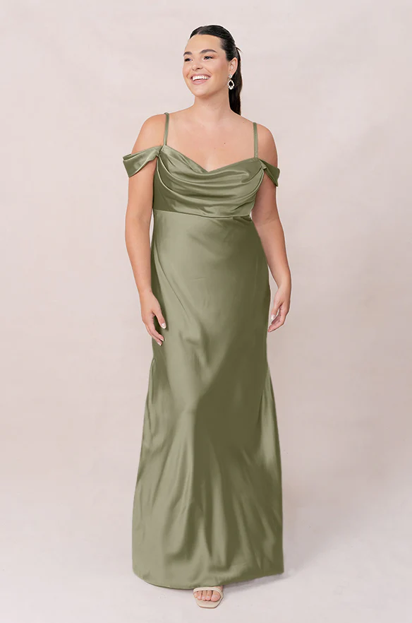 Sienna Satin Dress | Made To Order - Image 140