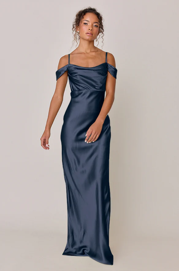 Sienna Satin Dress | Made To Order - Image 160