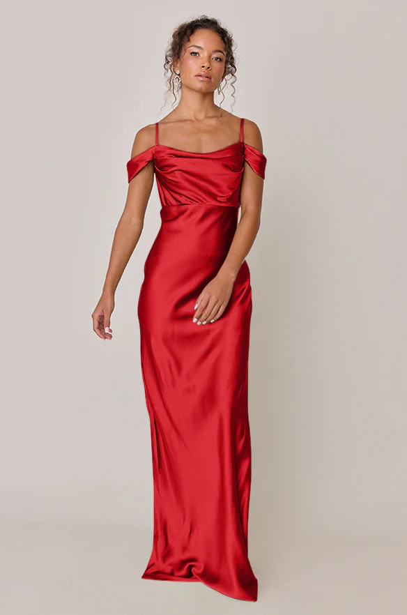 Sienna Satin Dress | Made To Order - Image 168