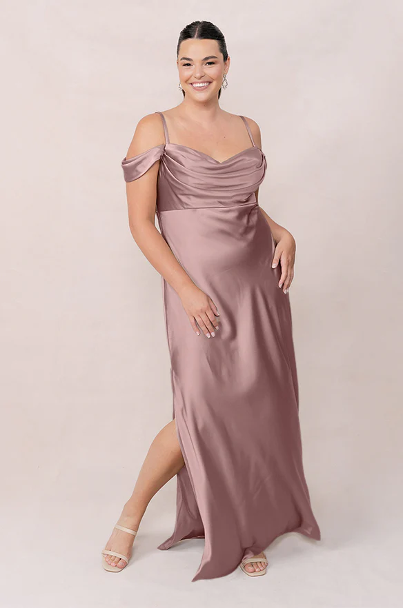 Sienna Satin Dress | Made To Order - Image 170