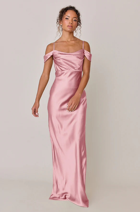 Sienna Satin Dress | Made To Order - Image 176