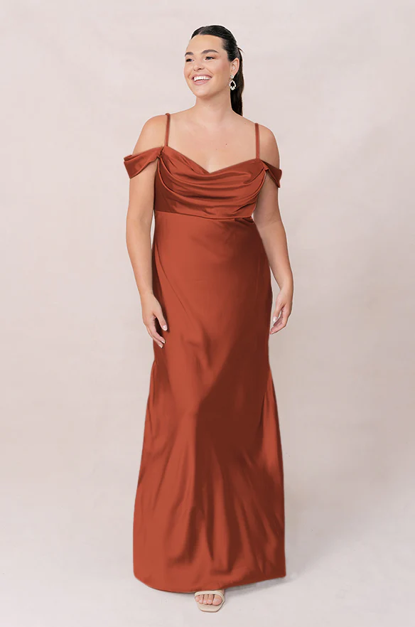 Sienna Satin Dress | Made To Order - Image 179