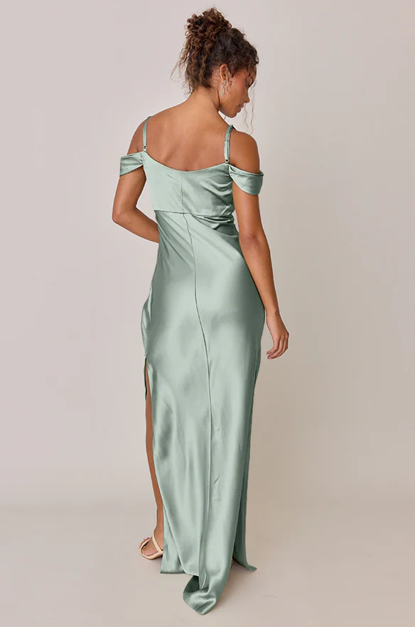 Sienna Satin Dress | Made To Order - Image 182