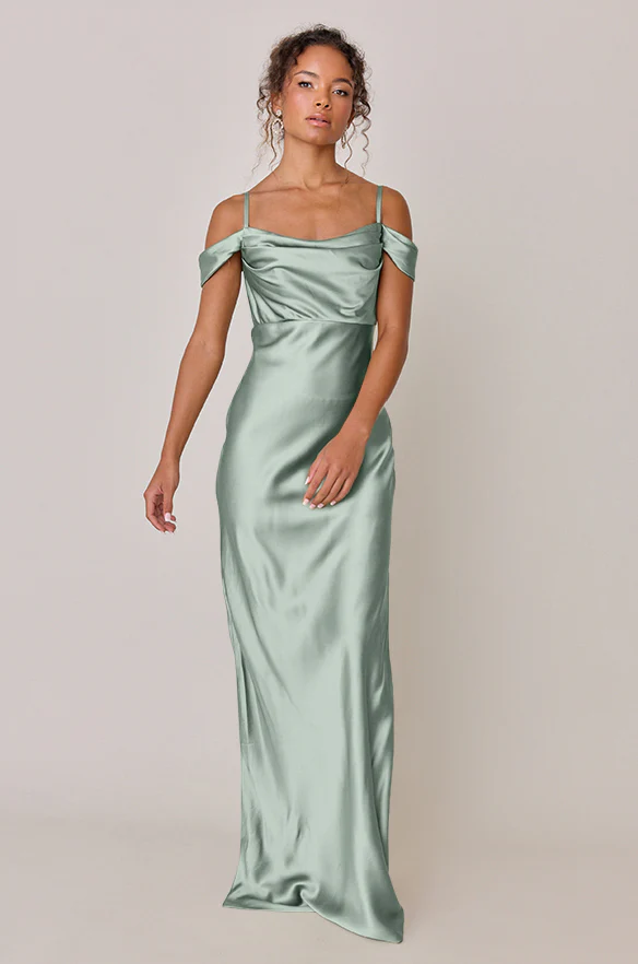Sienna Satin Dress | Made To Order - Image 184