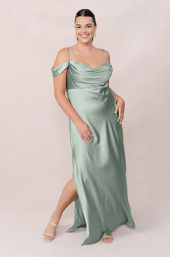 Sienna Satin Dress | Made To Order - Image 185