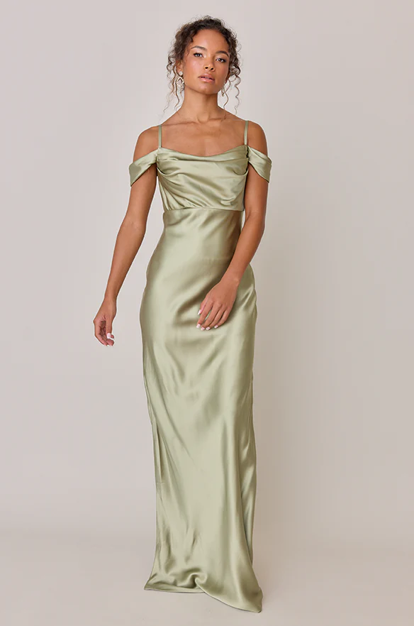 Sienna Satin Dress | Made To Order - Image 186