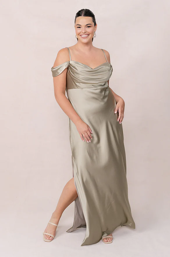 Sienna Satin Dress | Made To Order - Image 187