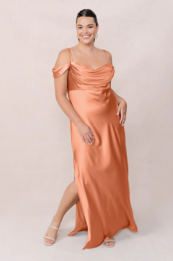 Sienna Satin Dress | Made To Order - Image 198