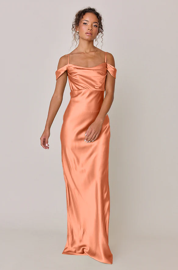 Sienna Satin Dress | Made To Order - Image 199