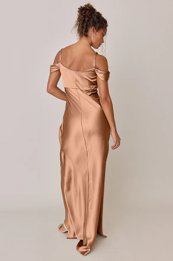 Sienna Satin Dress | Made To Order - Image 209