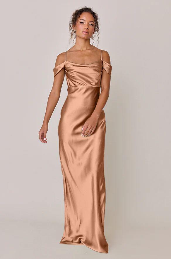 Sienna Satin Dress | Made To Order - Image 211