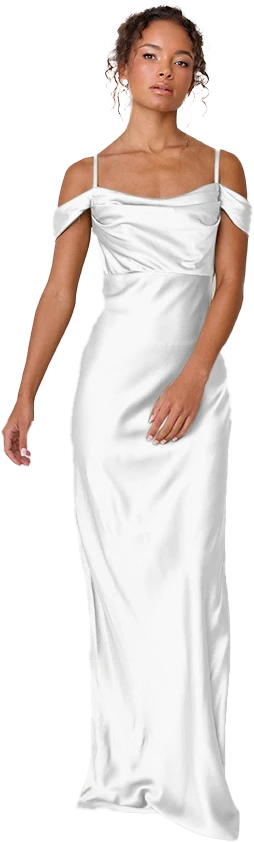 Sienna Satin Dress | Made To Order - Image 219