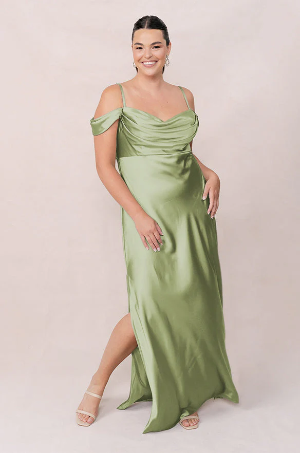 Sienna Satin Dress | Made To Order - Image 224