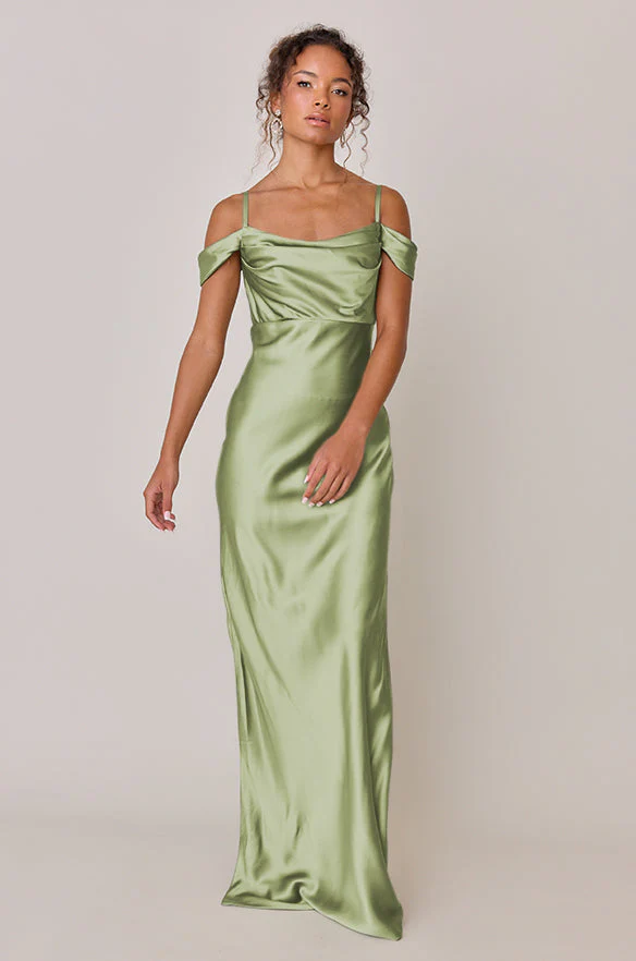 Sienna Satin Dress | Made To Order - Image 225