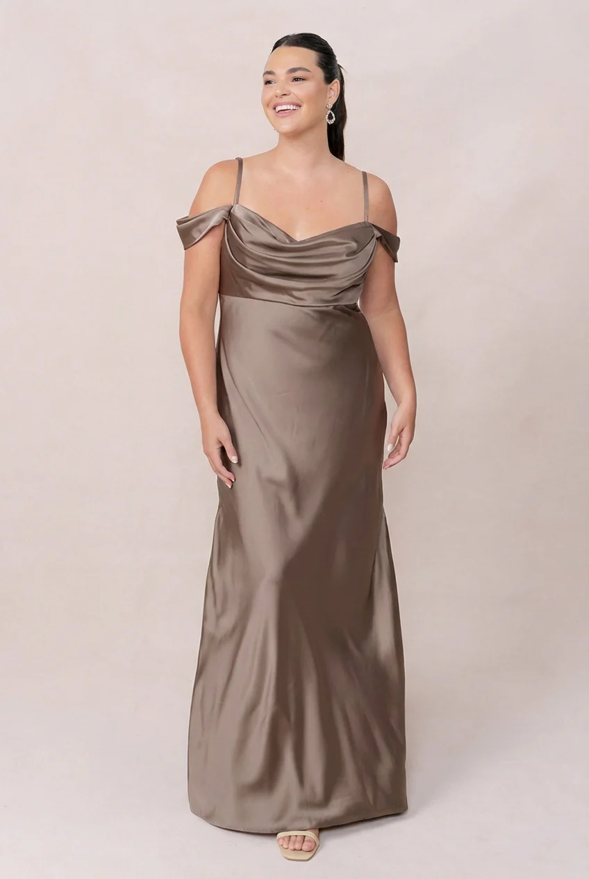 Sienna Satin Dress | Made To Order - Image 234