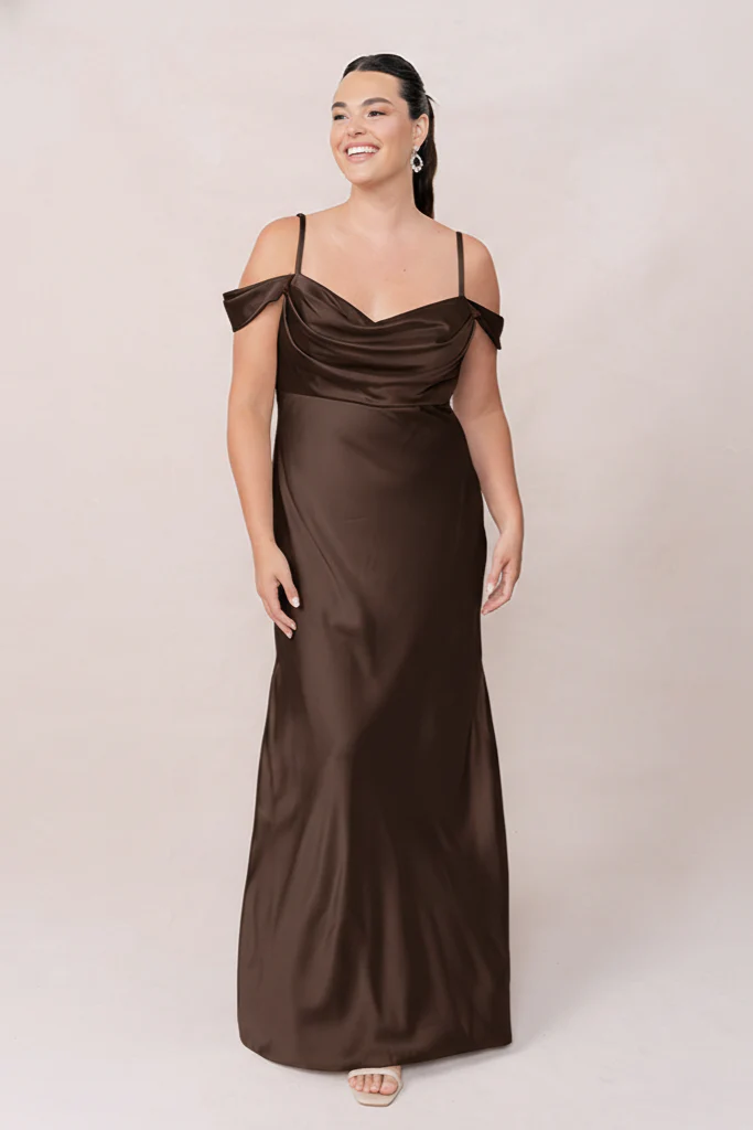 Sienna Satin Dress | Made To Order - Image 237