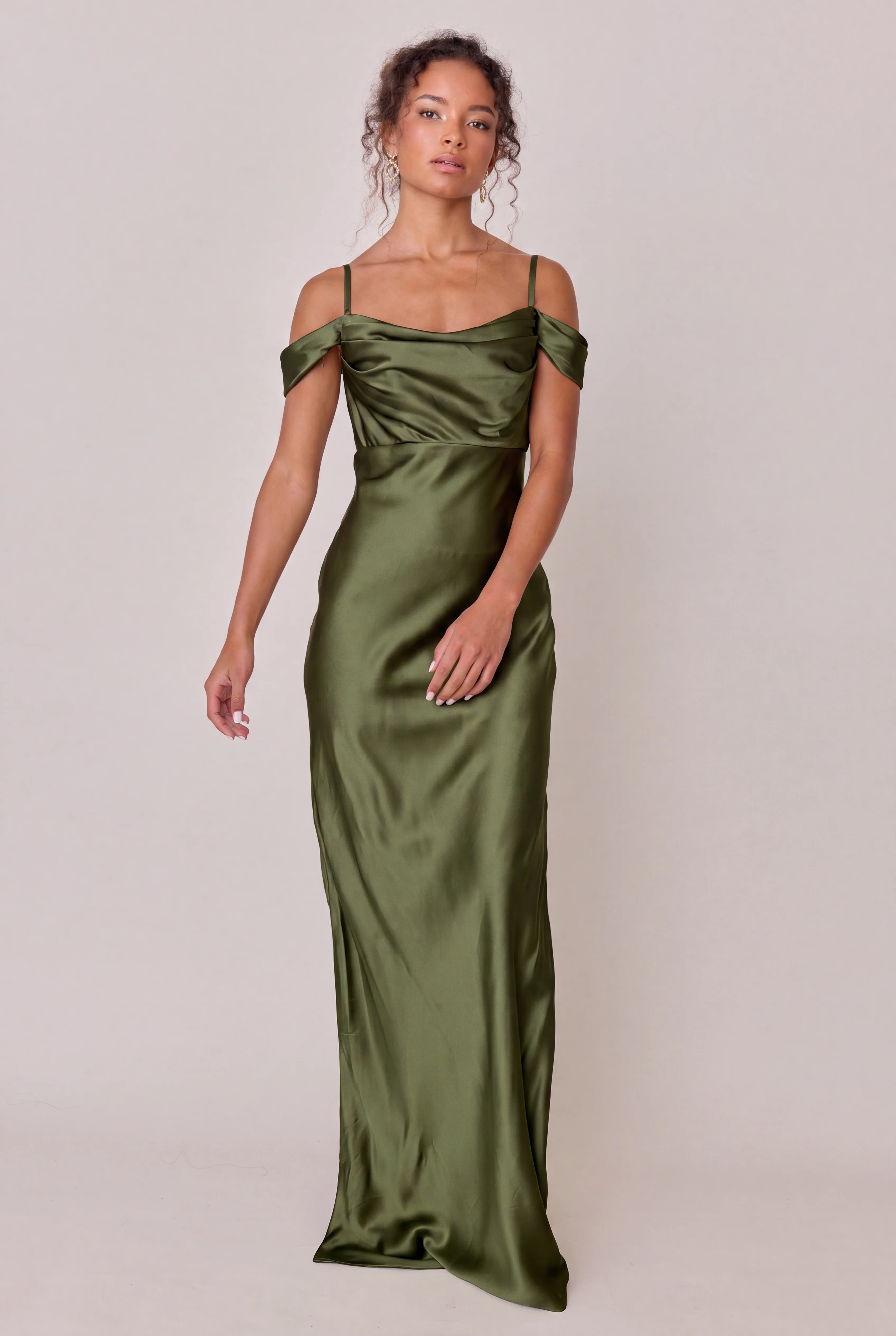 Sienna Satin Dress | Made To Order - Image 240
