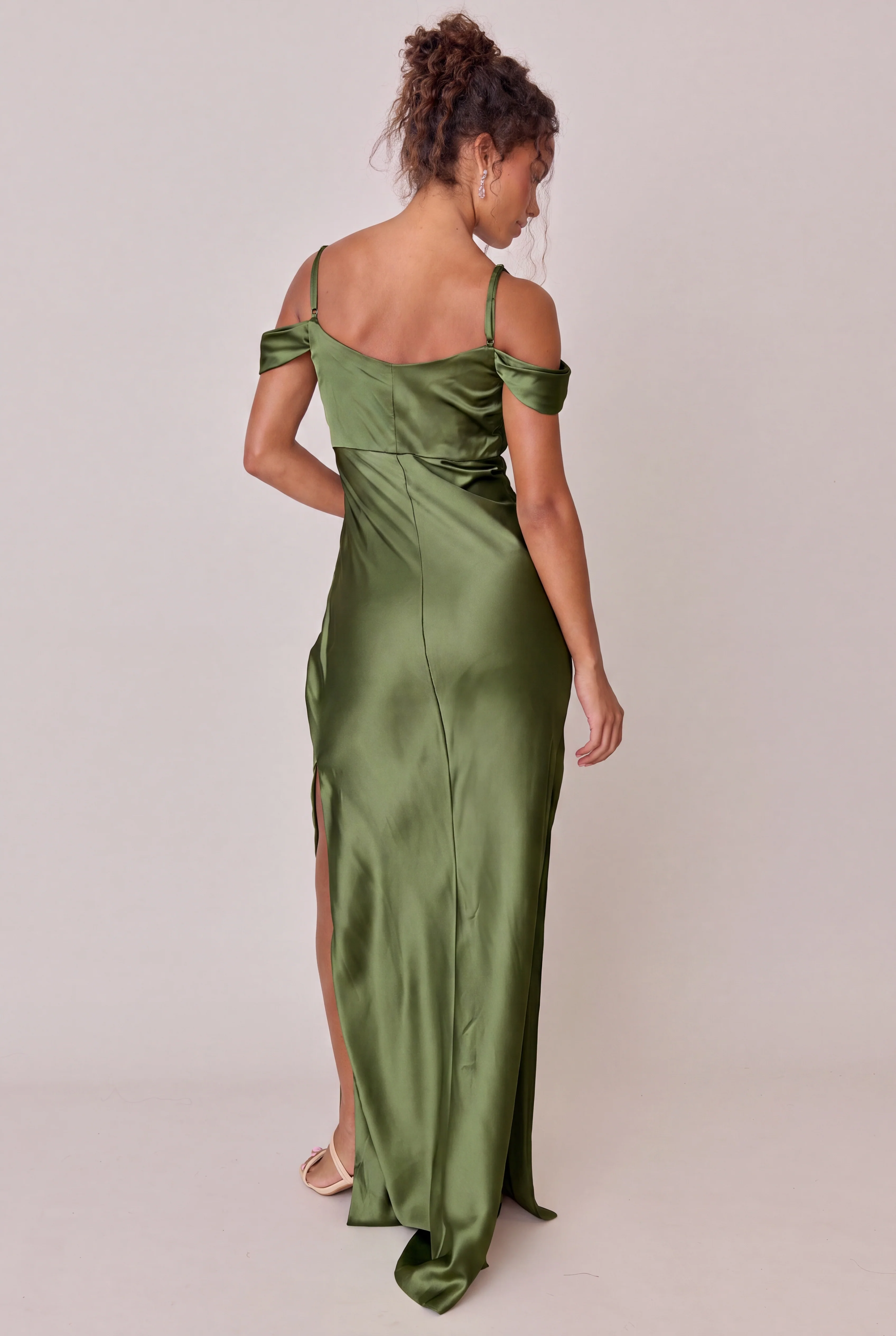 Sienna Satin Dress | Made To Order - Image 243