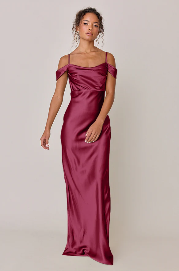 Sienna Satin Dress | Made To Order - Image 58