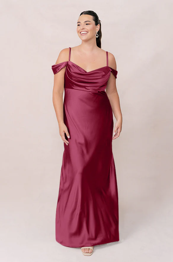 Sienna Satin Dress | Made To Order - Image 60