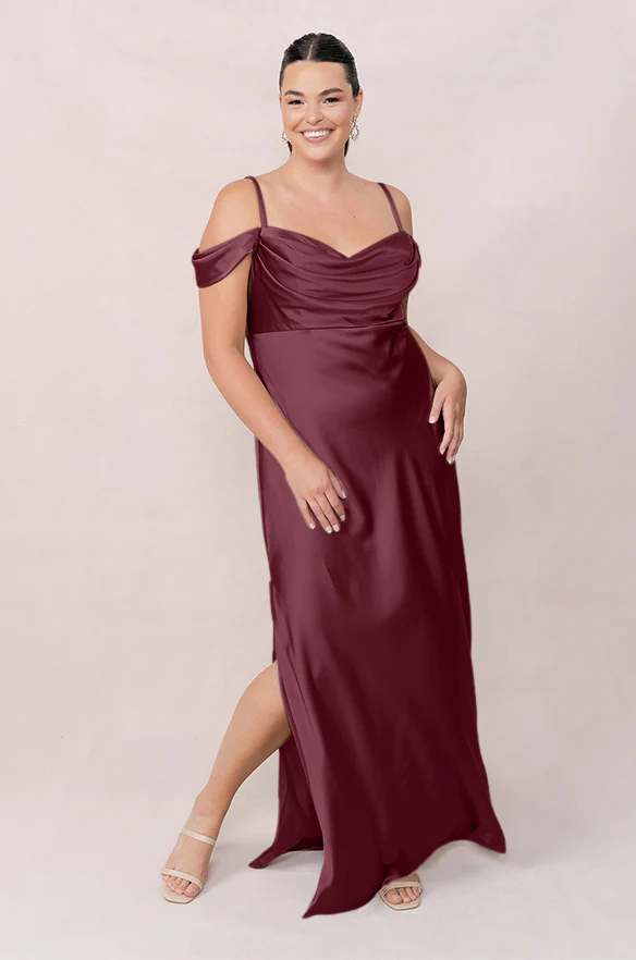 Sienna Satin Dress | Made To Order - Image 69