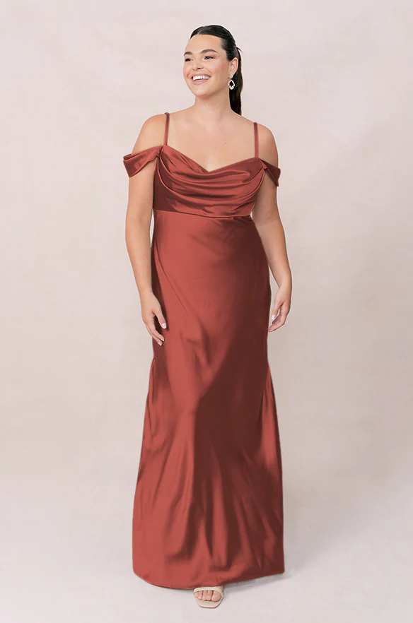 Sienna Satin Dress | Made To Order - Image 73