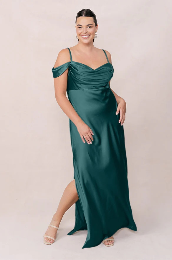 Sienna Satin Dress | Made To Order - Image 75