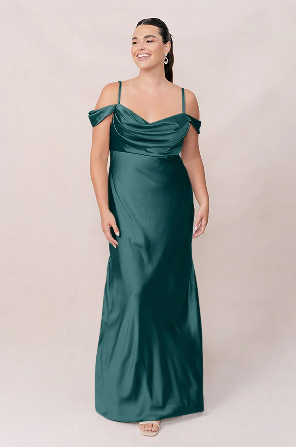 Sienna Satin Dress | Made To Order - Image 76