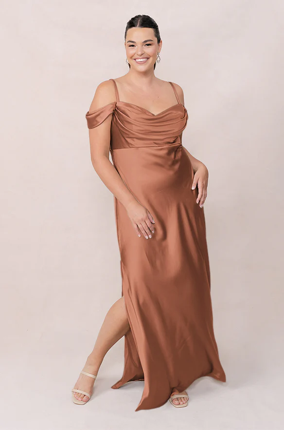 Sienna Satin Dress | Made To Order - Image 80