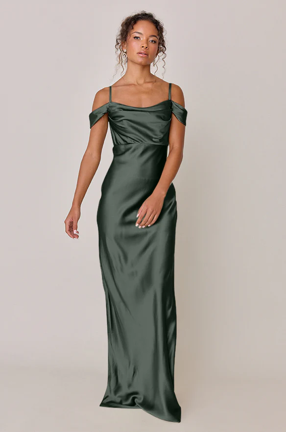 Sienna Satin Dress | Made To Order - Image 81