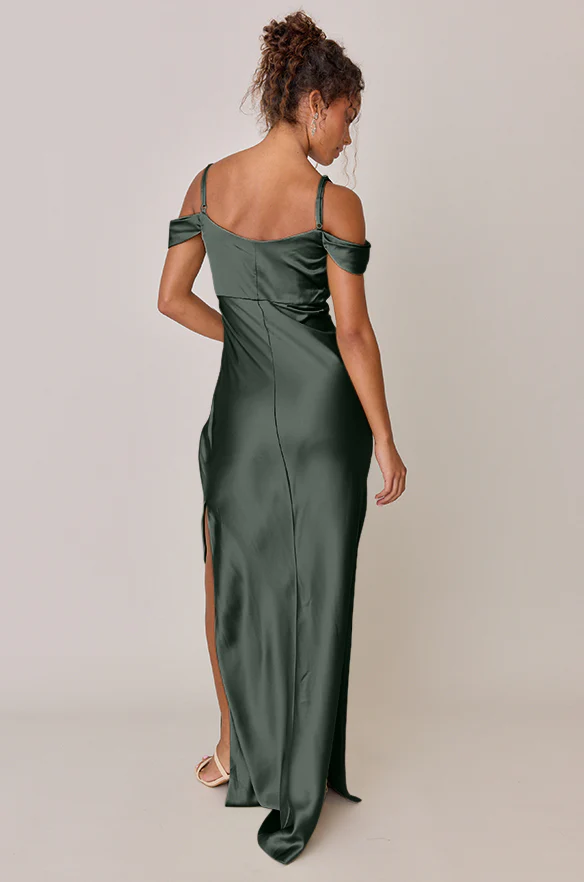 Sienna Satin Dress | Made To Order - Image 82