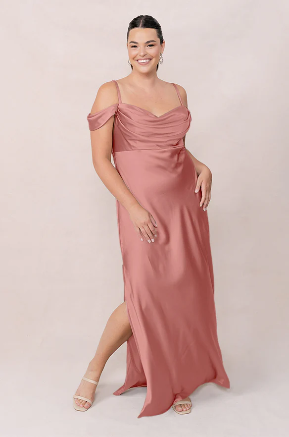 Sienna Satin Dress | Made To Order - Image 85