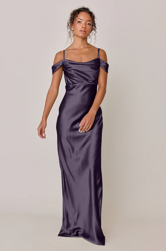 Sienna Satin Dress | Made To Order - Image 90