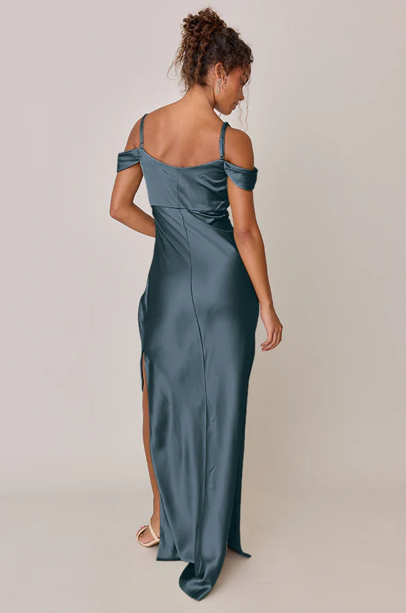 Sienna Satin Dress | Made To Order - Image 97
