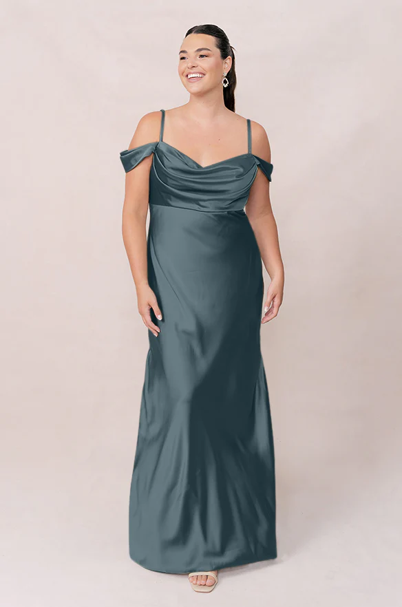 Sienna Satin Dress | Made To Order - Image 98