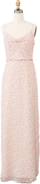 Skye Chiffon Floral Print Dress | Made To Order - Image 27