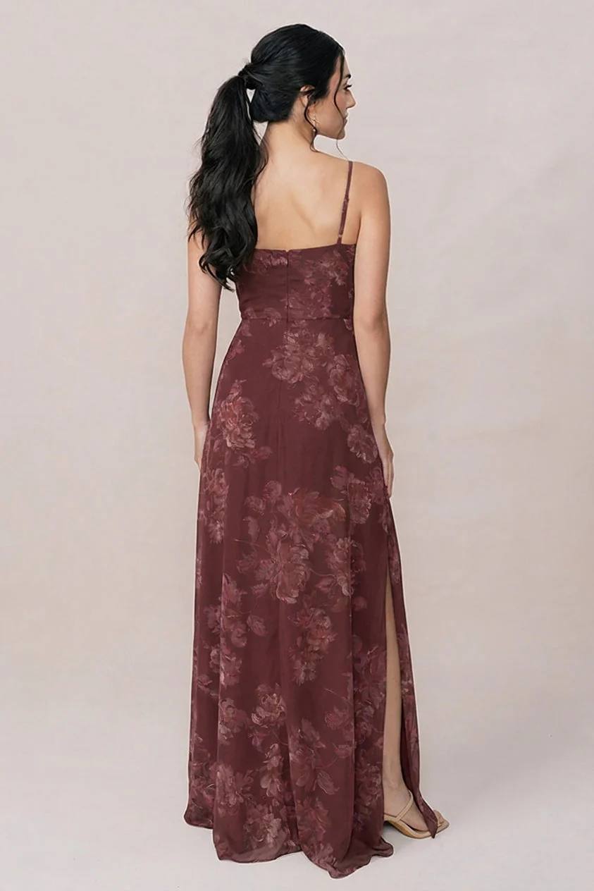Skye Chiffon Floral Print Dress | Made To Order - Image 44