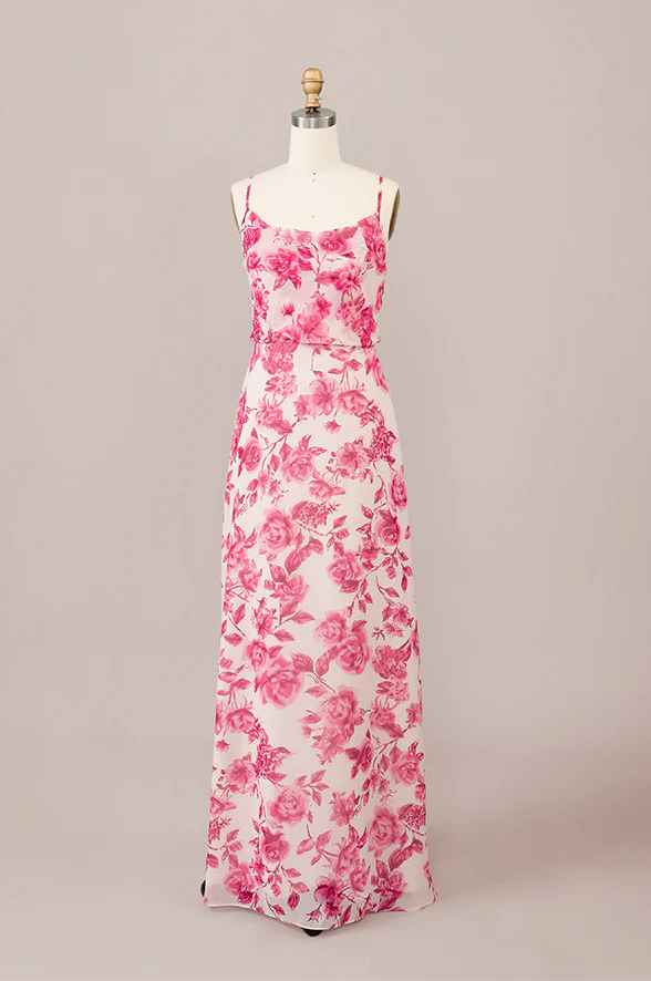 Skye Chiffon Floral Print Dress | Made To Order - Image 9