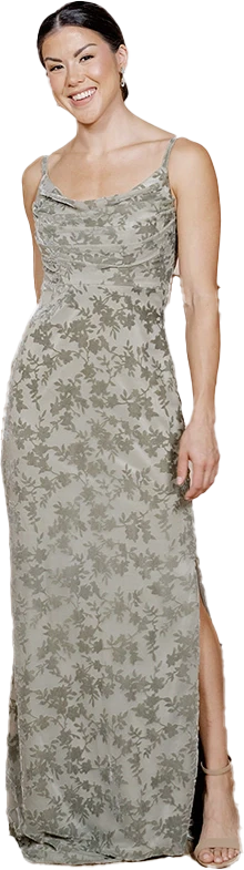 Skye Floral Burnout Velvet Dress | Made To Order - Image 31