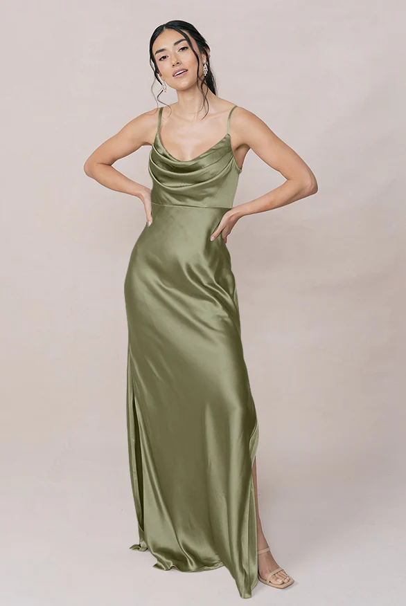 Skye Satin Dress | Made To Order - Image 106