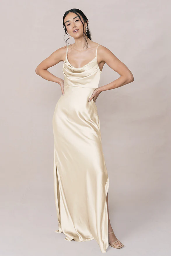 Skye Satin Dress | Made To Order - Image 114