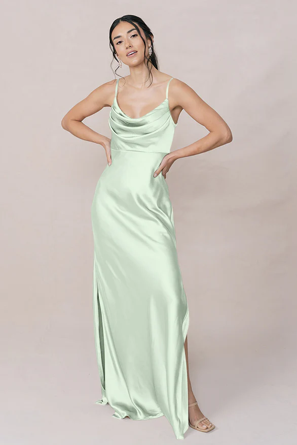 Skye Satin Dress | Made To Order - Image 126