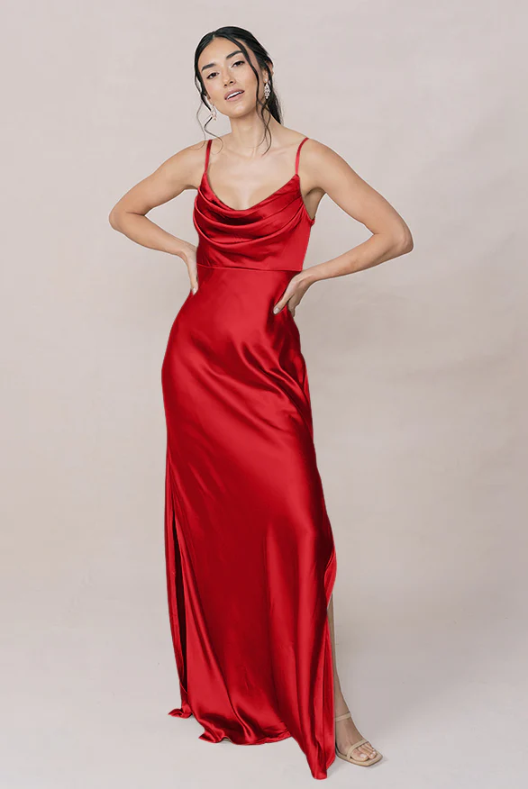 Skye Satin Dress | Made To Order - Image 130