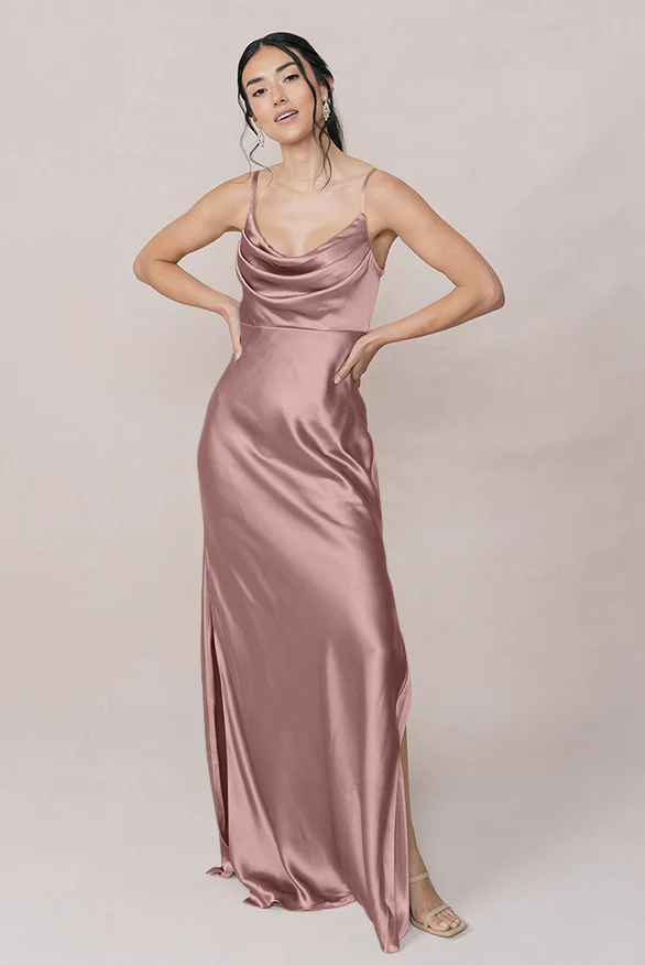 Skye Satin Dress | Made To Order - Image 140