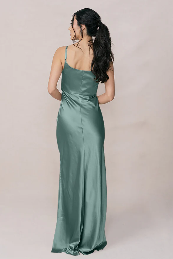 Skye Satin Dress | Made To Order - Image 145