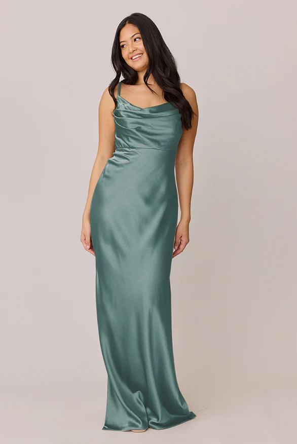 Skye Satin Dress | Made To Order - Image 146