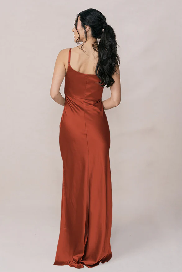 Skye Satin Dress | Made To Order - Image 153